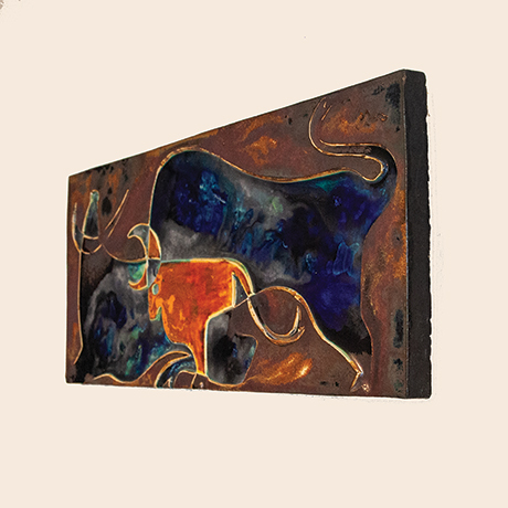 Helmut-Schaeffenacker-Stier-keramik-wandkunst-wandbild