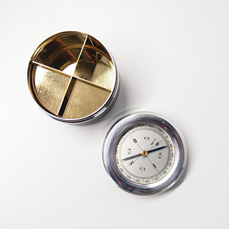 Hermès-Compass-Pot-box-black-silver