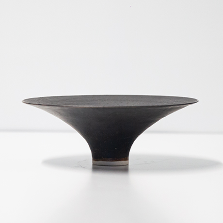 Lucie-Rie-Manganese-keramik-schuessel-Anthrazit