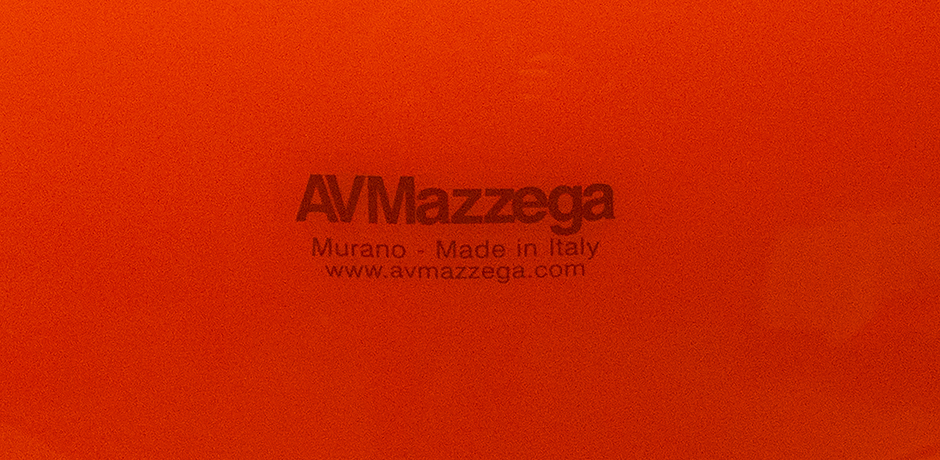 Mazzega-table-lamp-orange-glass-signed-Murano