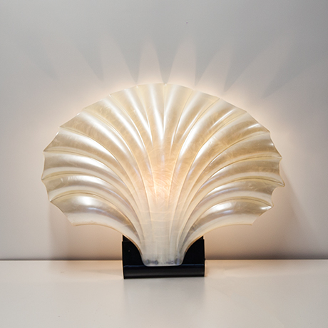 Rougier-Clam-Muschel-wandleuchte-vintage