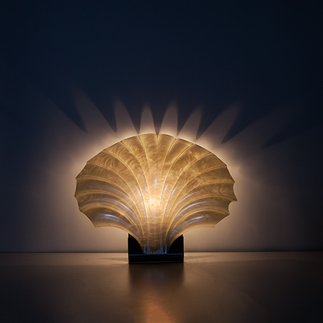 Rougier-Clam-lucite-wall-sconce-light