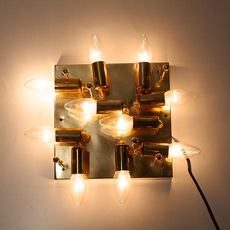 Palwa-flush-mount-golden-crystal-hollywood-regency