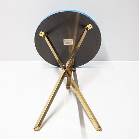 Piero-Fornasetti-beistelltisch-couchtisch-blau-Heißluftballons-messing