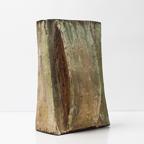 Schaeffenacker-keramik-vase-braun-gruen