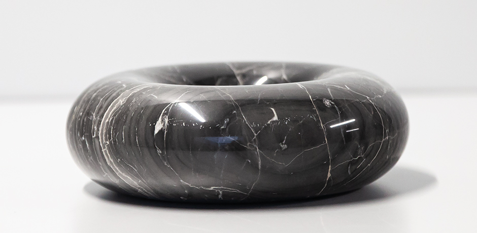 Sergio-Asti-marmor-schuessel-aschenbecher-schwarz