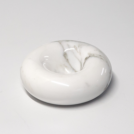Schlichtes DesignSergio-Asti-marble-bowl-ashtray-white