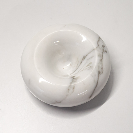 Sergio-Asti-marmor-schuessel-aschenbecher-weiss