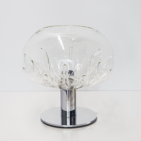 Schlichtes DesignToni-Zuccheri-Zinia-Veart-tischlampe-glas
