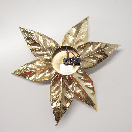 Willy-Daro-wall-lamp-Golden-Flower-vintage
