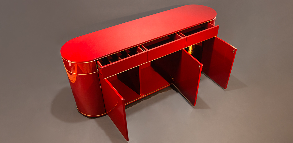 Willy-Rizzo-Mario-Sabot-sideboard-rot