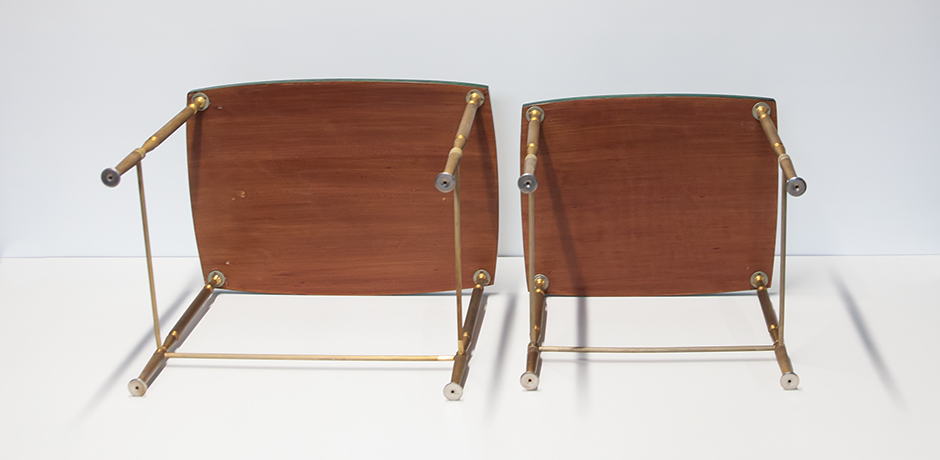Aldo-Tura-nesting-tables-green-interior