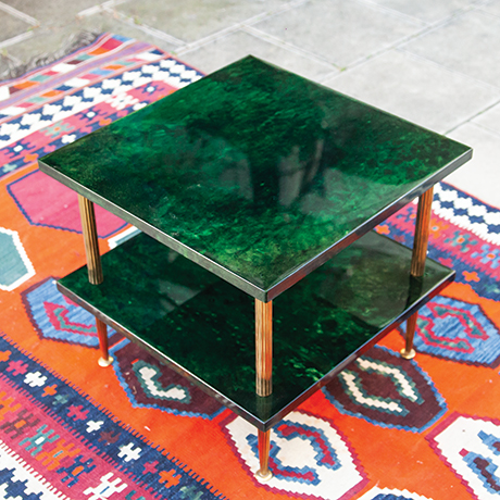 Aldo-Tura-side-table-green-interior