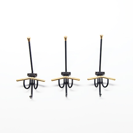 Garderobenhaken-Kleiderhaken-Wandhaken-messing