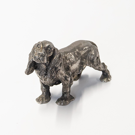 Gucci-Silverplate-dog-object-vintage