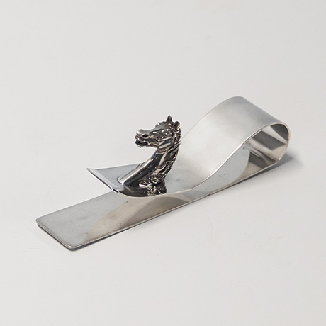 Hermès-Horse-Head-paper-clip-silver