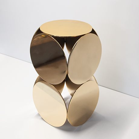 Schlichtes DesignMinotti-Still-Side-Table-Rodolfo-Dordoni-golden