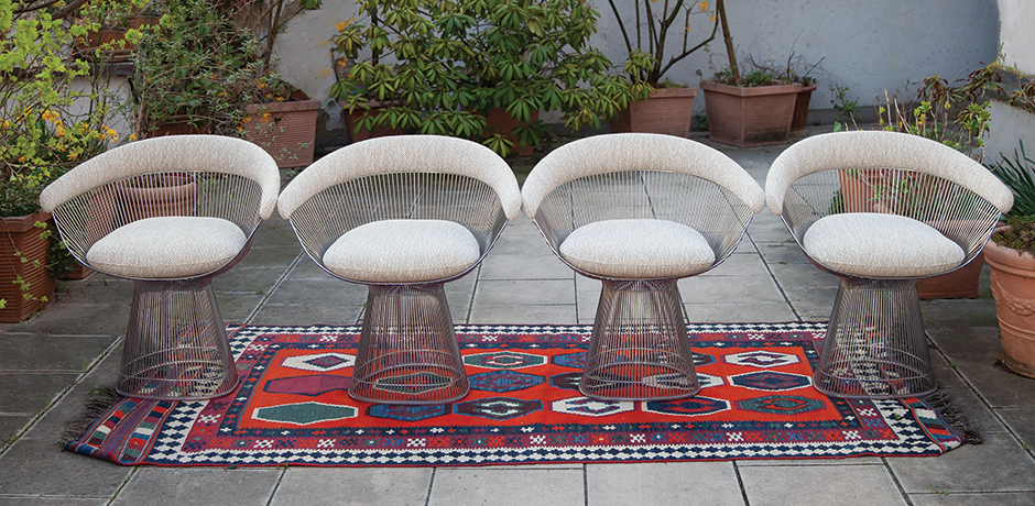 Schlichtes DesignWarren-Platner-Dining-Lounge-Chairs-beige-Knoll-International